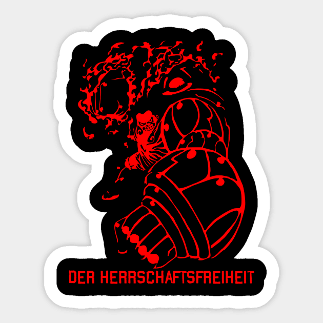 der Herrschaftsfreiheit Sticker by ArtStrong 